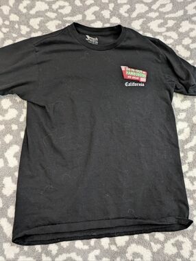 In n Out California Logo Short Sleeve T-Shirt - Black - Men's
